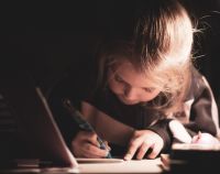 The writing girl