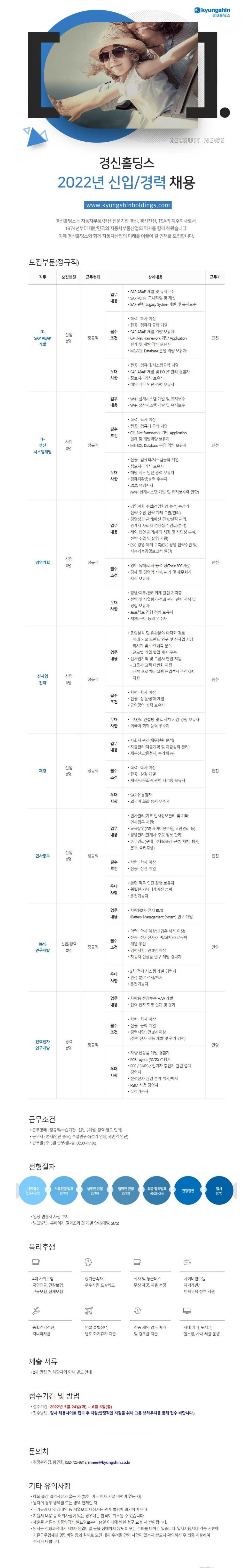 2022년 신입/경력 채용