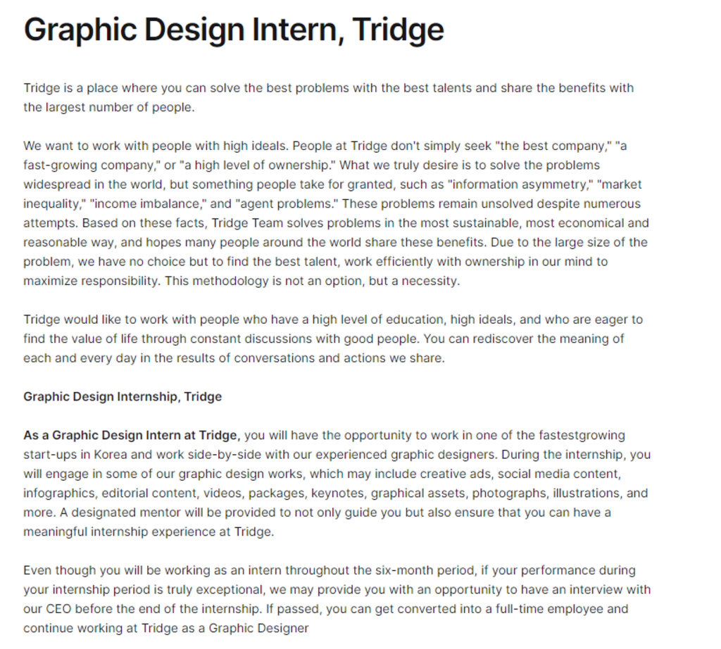 Graphic Design Intern