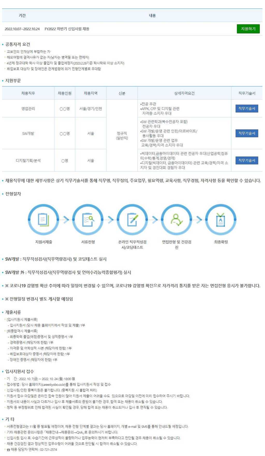 Fy2022 하반기 신입사원 채용 | 공모전 대외활동-링커리어