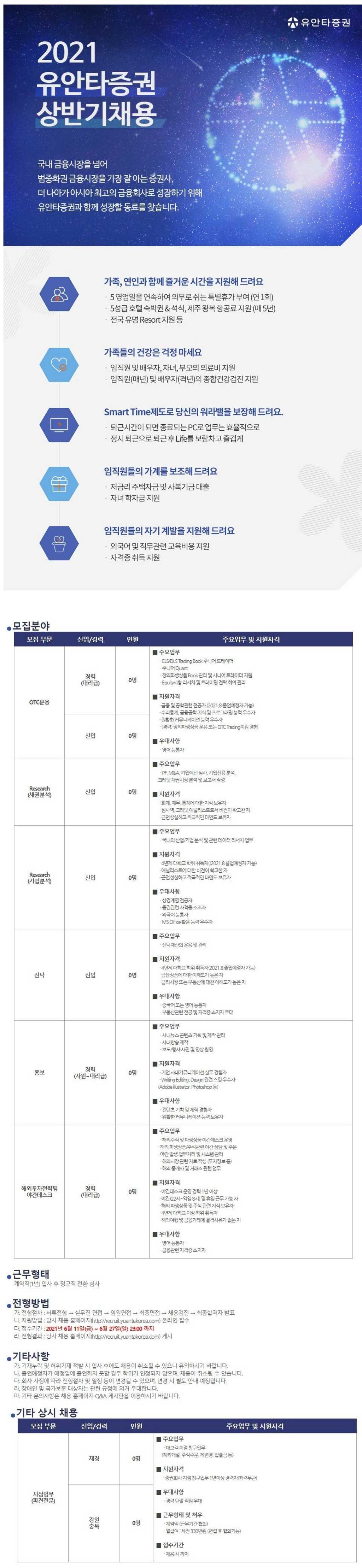 2021 상반기 신입/경력 채용