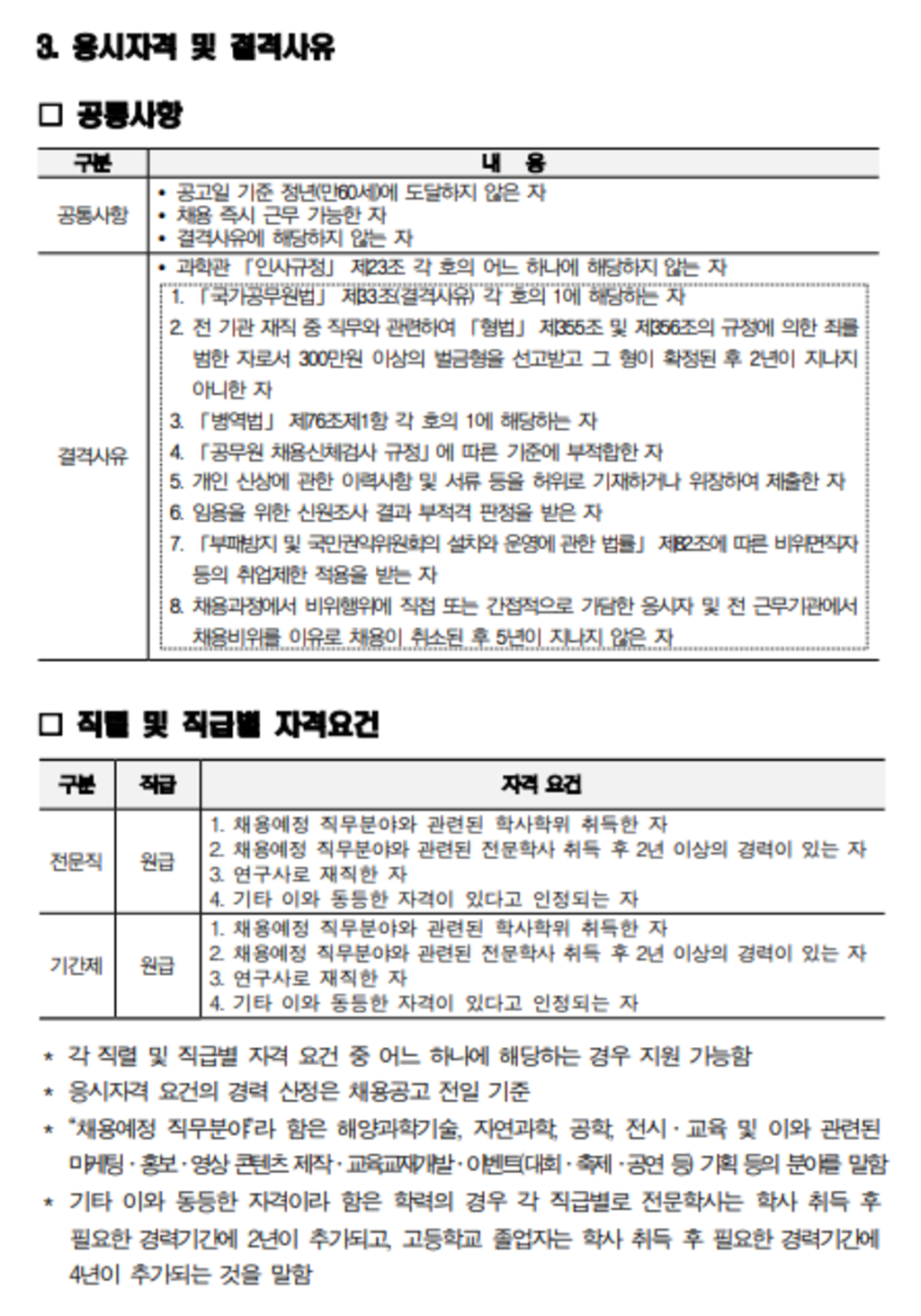 [국립해양과학관] 2023년도 제2차 각 분야별 직원 채용