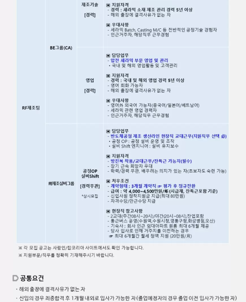 [와이솔] 정규직 채용 신입 부문 모집