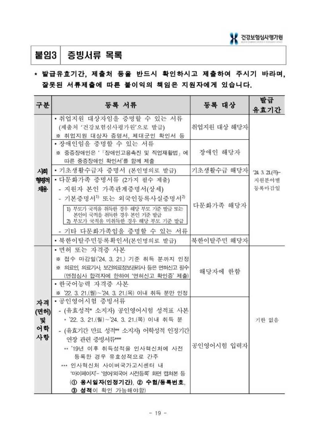 [건강보험심사평가원] 2024년 상반기 신입사원 채용