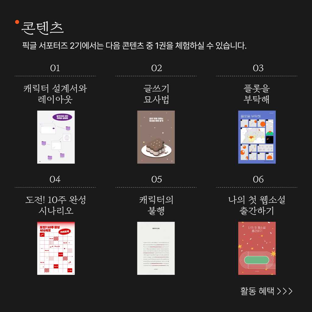 픽글 콘텐츠 서포터즈 2기