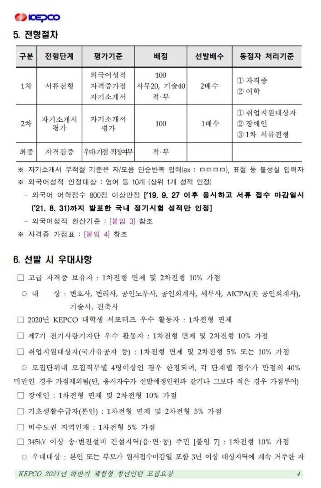 체험형 청년인턴