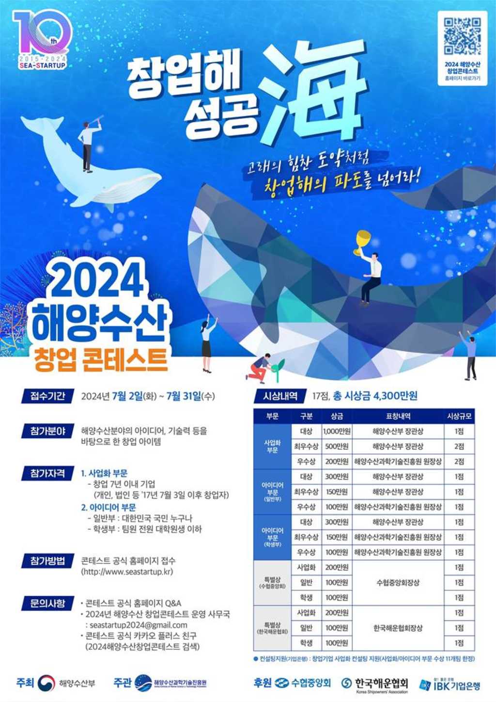 2024 해양수산 창업콘테스트