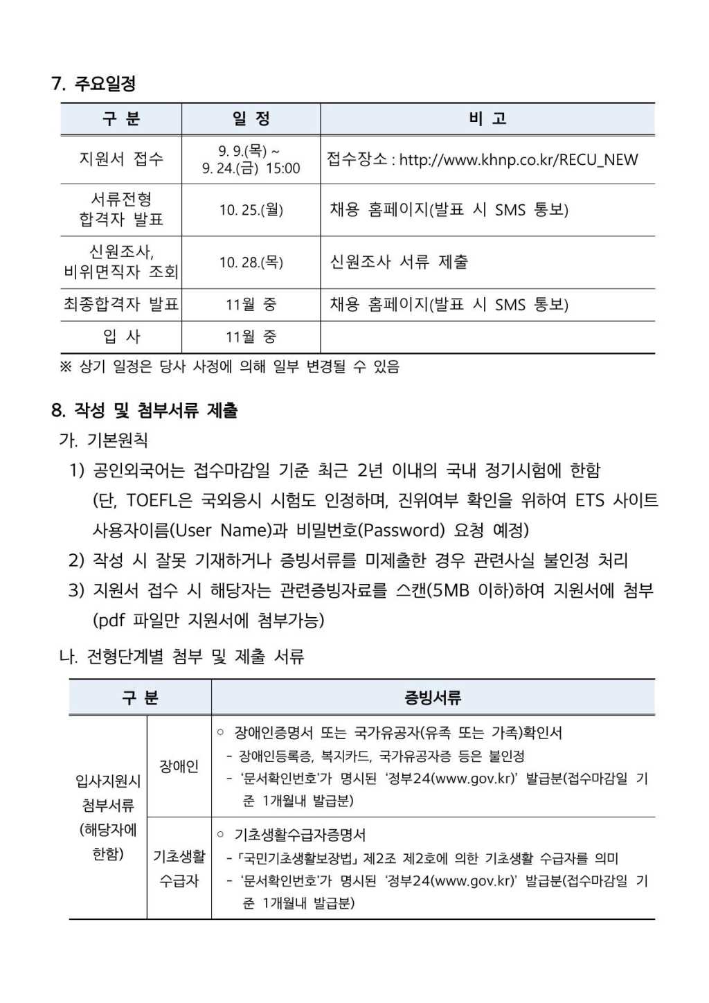 ★한국수력원자력★ 총 550명! 2021년도 제2차 체험형 청년인턴 채용