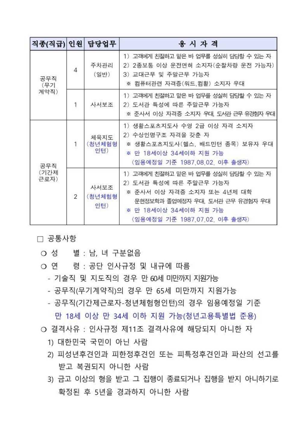 2022년 상반기 직원 공개 채용