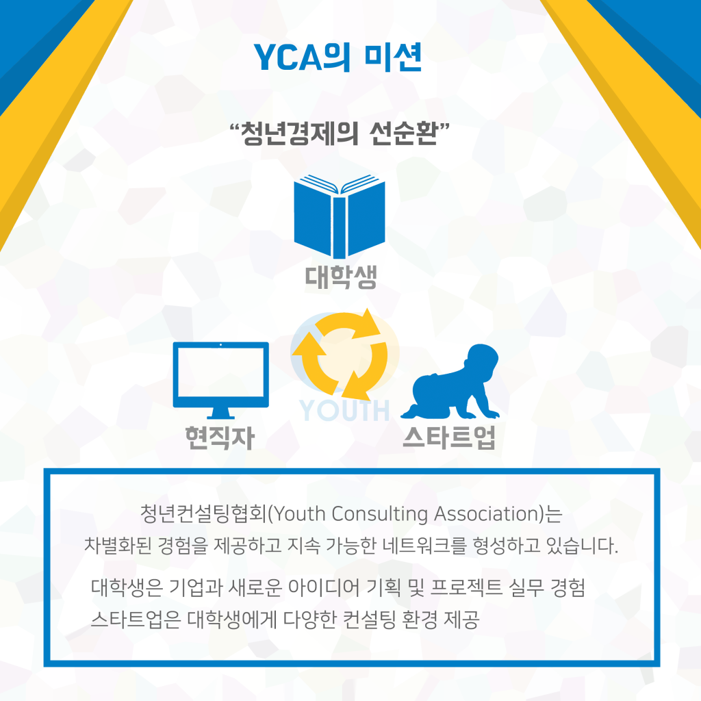 YCA(청년컨설팅협회) 싱크탱크 대학생 컨설턴트 모집