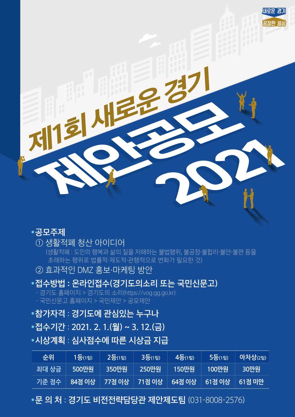 제1회 새로운 경기 제안 공모 2021