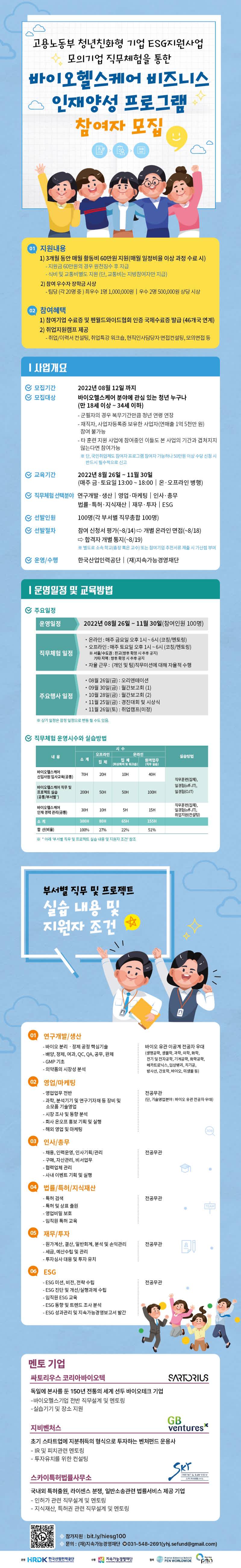 모의기업 직무체험을 통한 바이오헬스케어 비즈니스 인재양성 프로그램