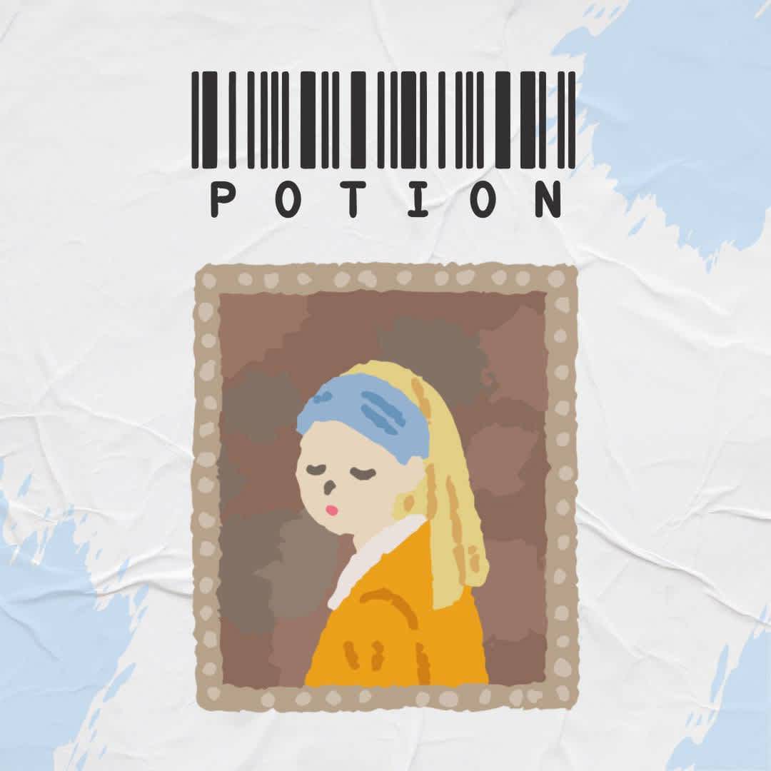 POTION 에서 그림 메이트를 구합니다