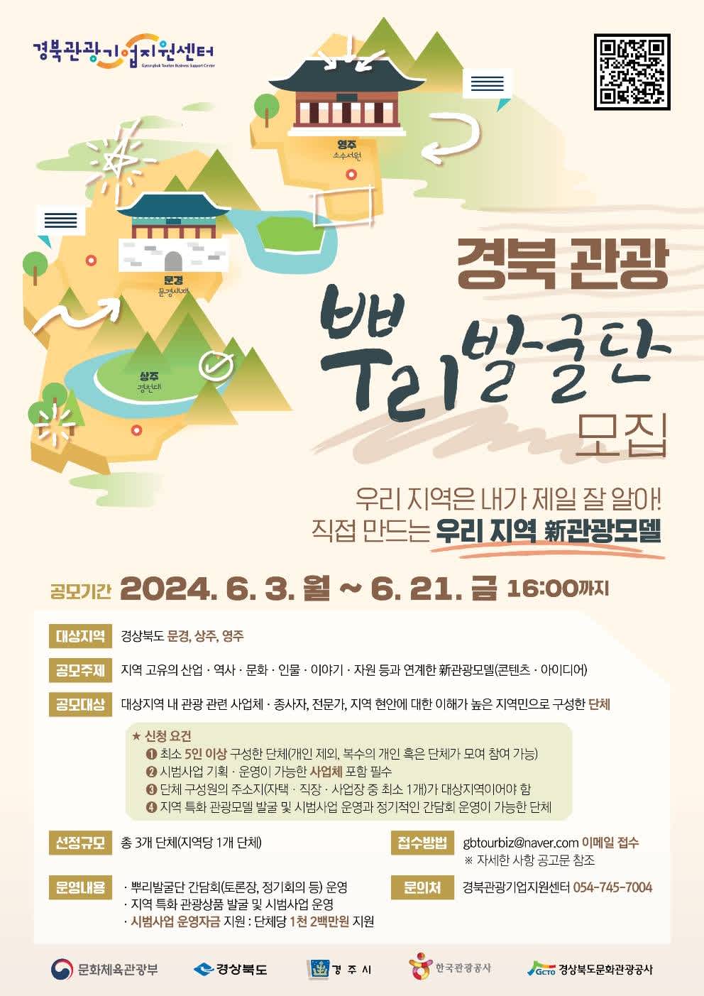 경북 관광산업 발전을 위한 제2차 관광진흥기금 지원사업