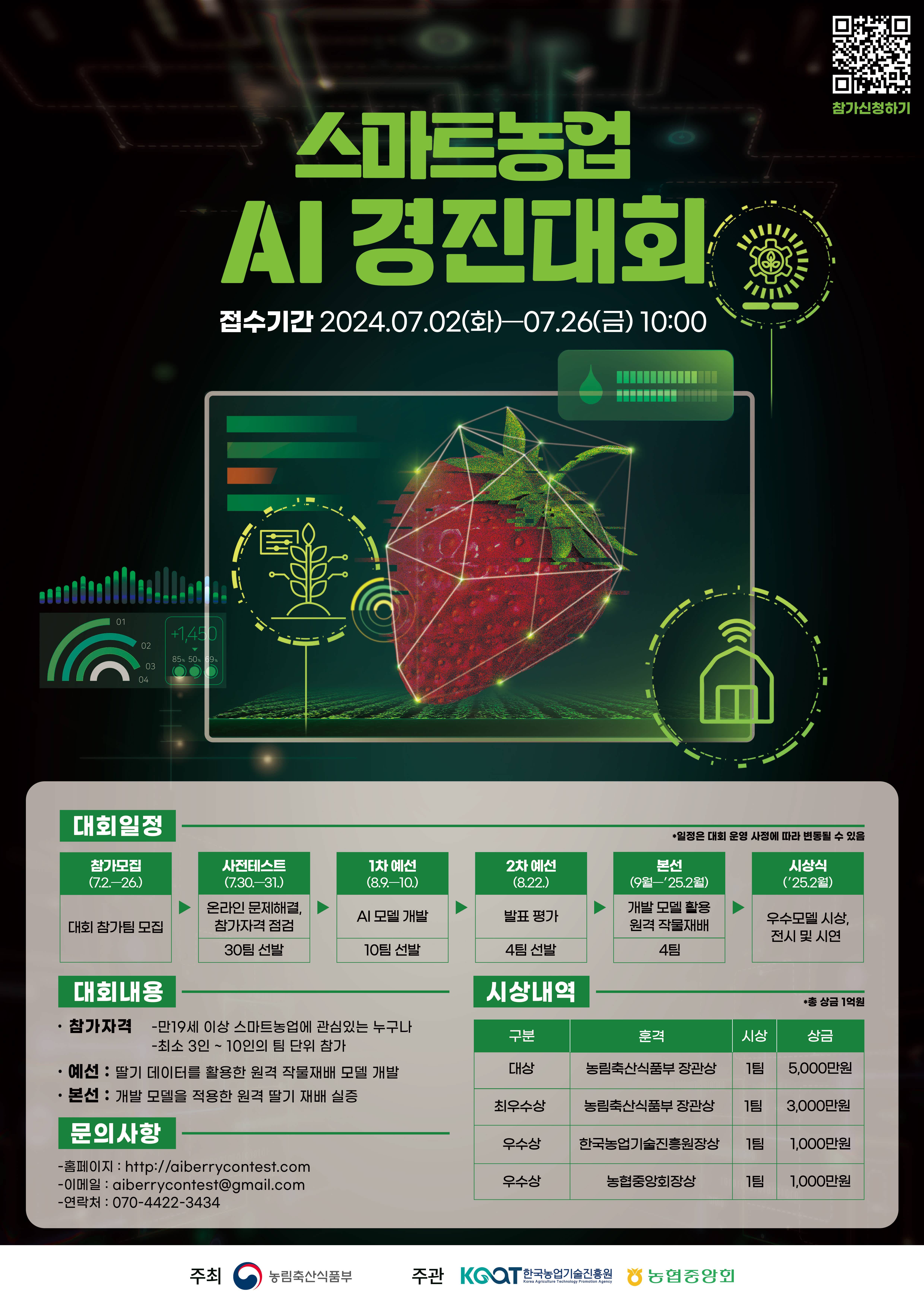 스마트농업 AI 경진대회 참가 모집