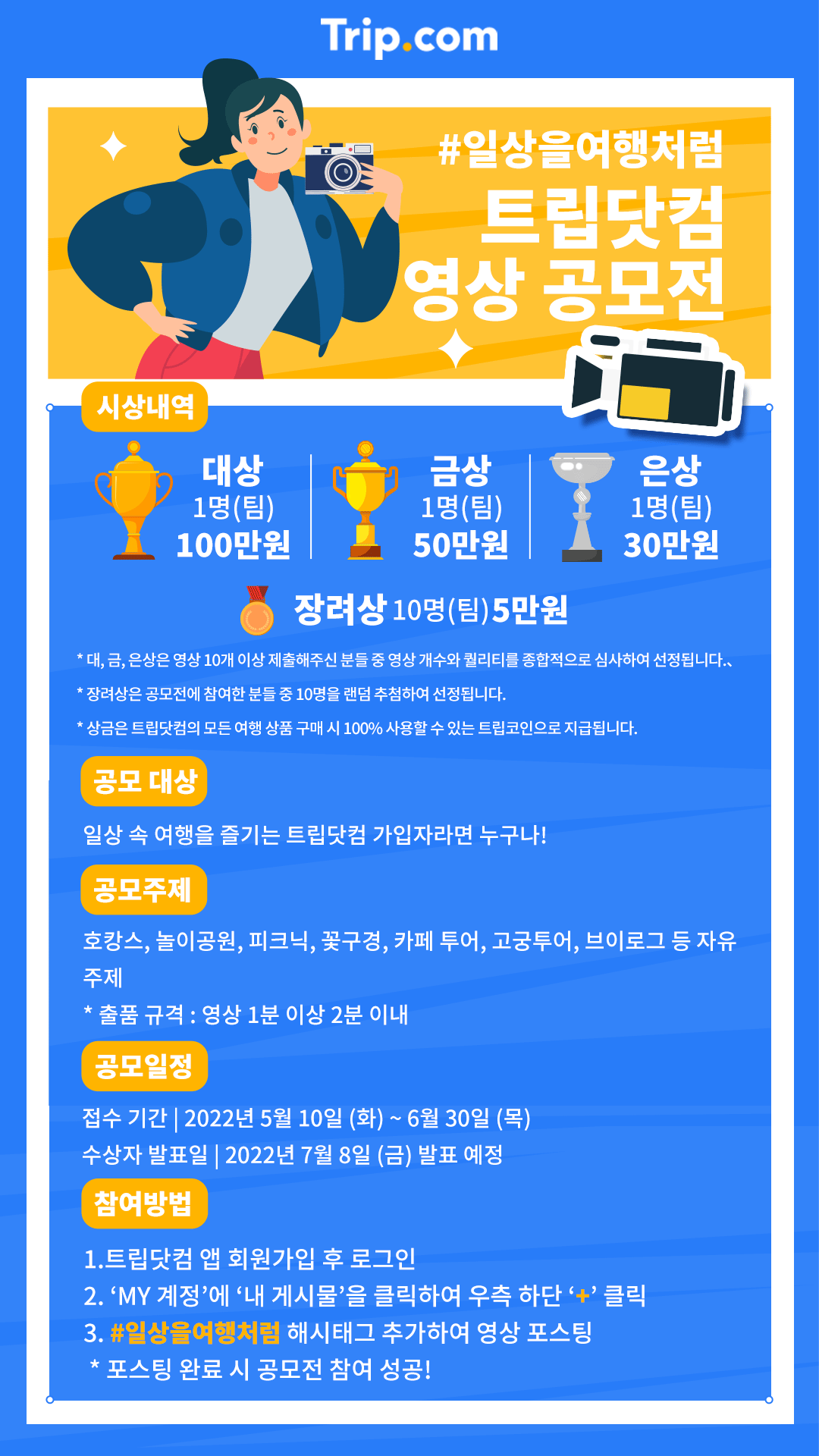 2022 트립닷컴 영상 공모전