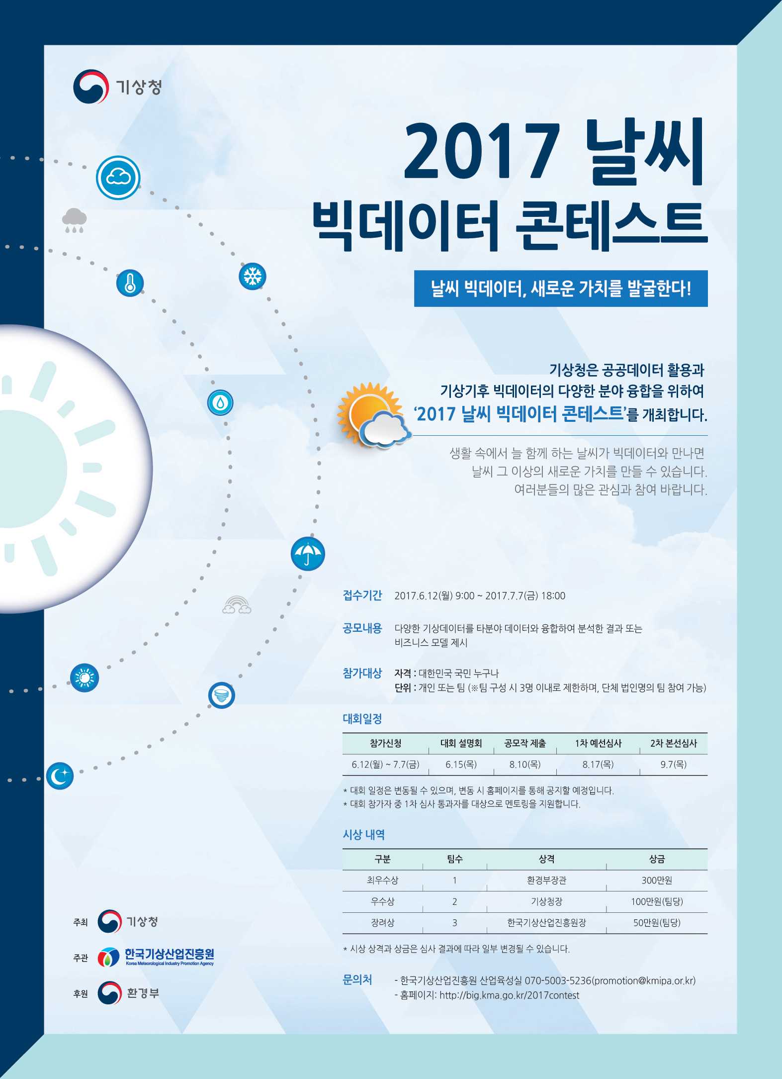 [기상청] 2017 날씨 빅데이터 콘테스트 개최