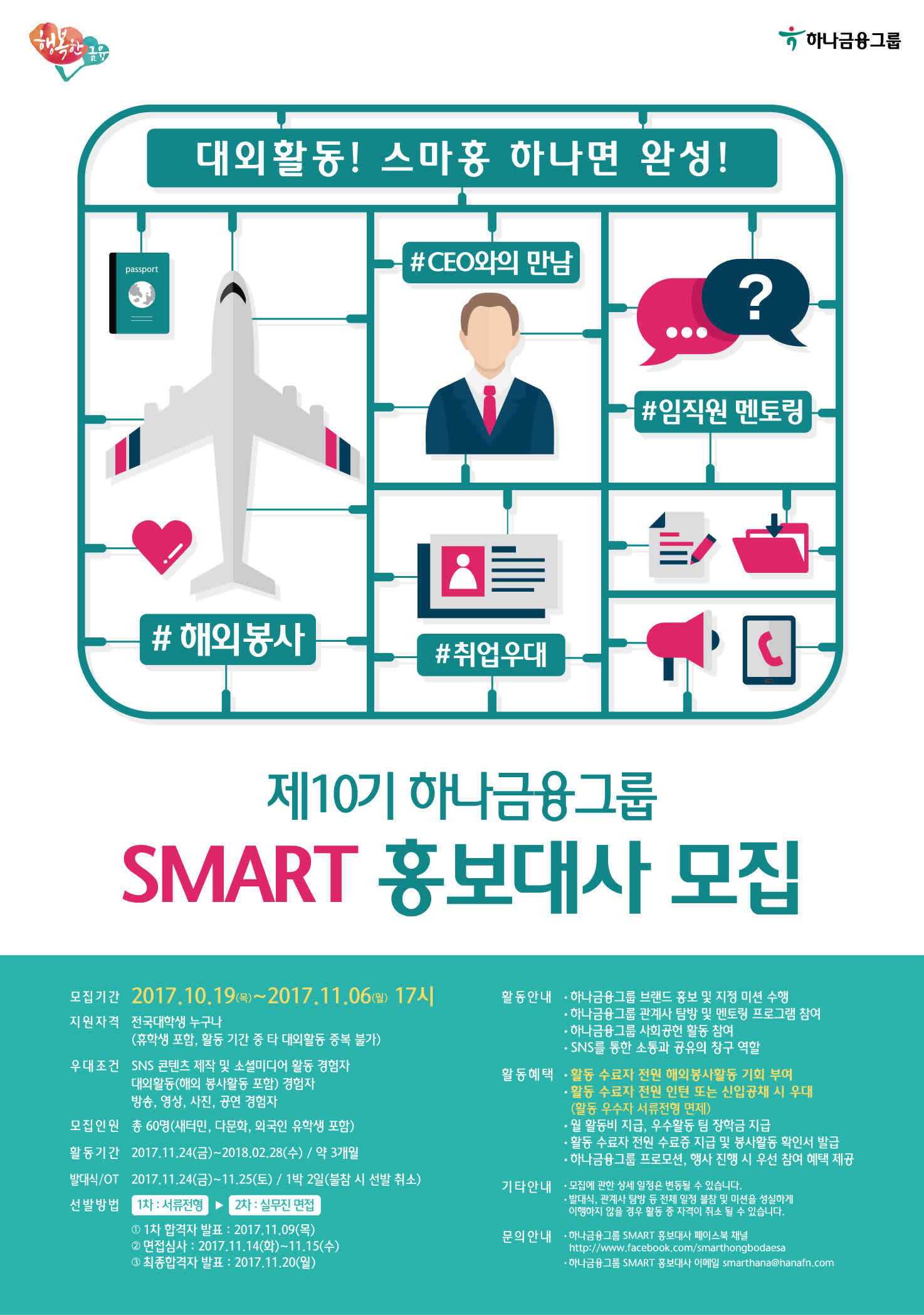 SMART 홍보대사 모집﻿