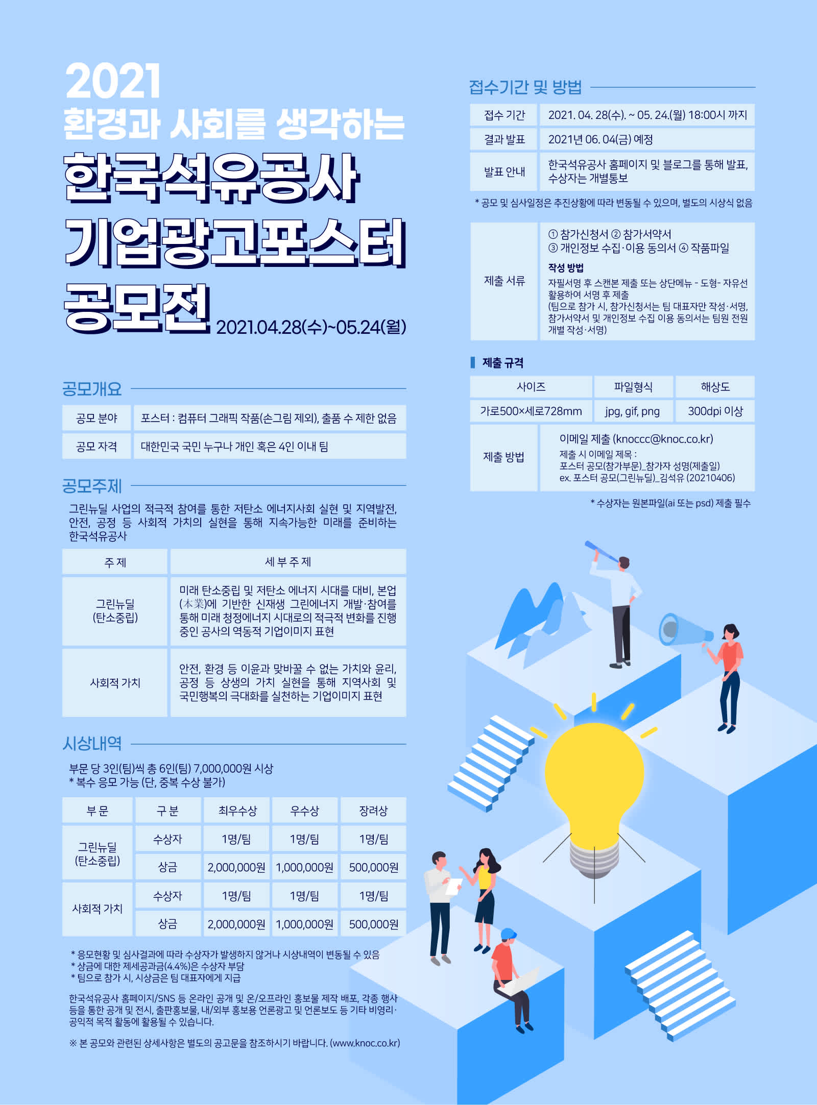 2021 저탄소 에너지 시대, 환경과 사회를 생각하는 한국석유공사 기업광고 포스터 공모전