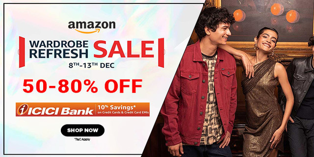 Amazon Wardrobe Refresh Sale Offers  Deals