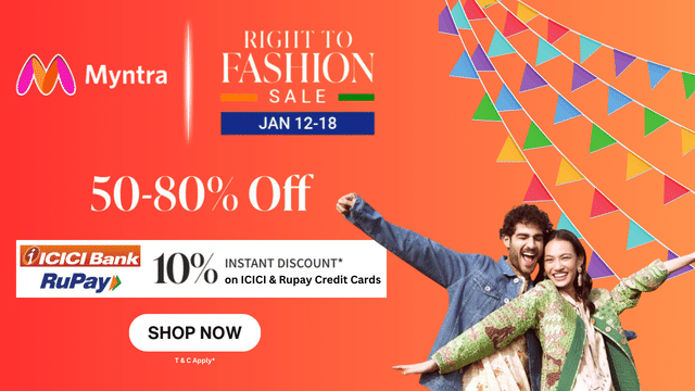 Myntra Right to Fashion Sale 2024