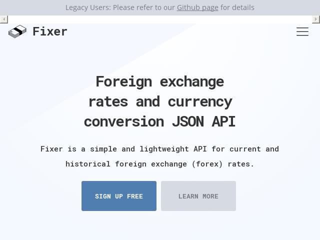 Forex rates api free