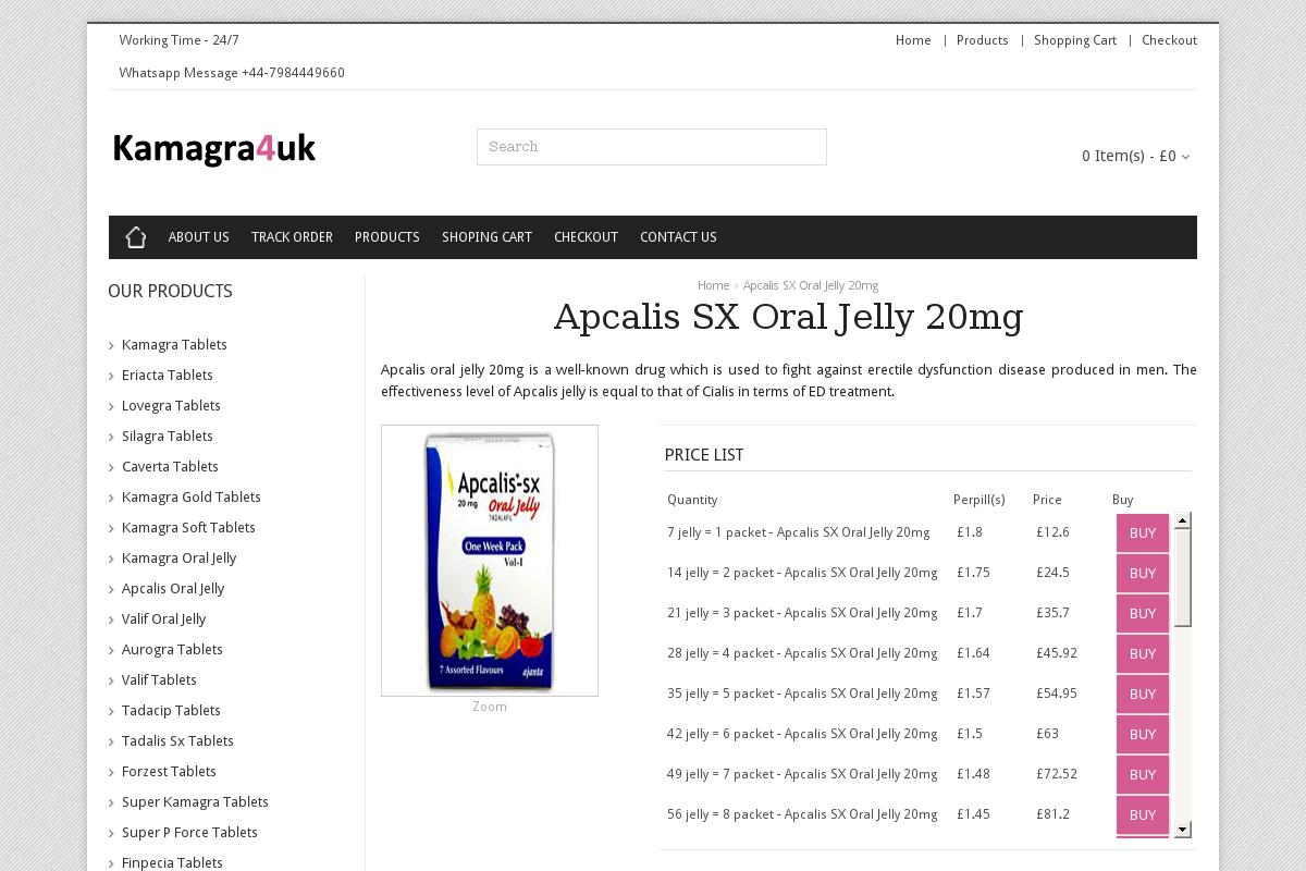 Cheap apcalis uk