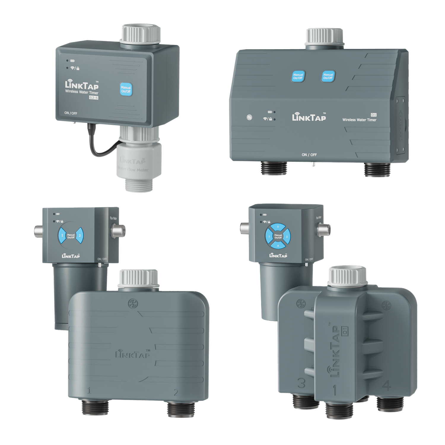 Discover LinkTap's Wireless Water Timer – Best smart sprinkler timer, weather-based irrigation system timer with remote control and leak detection.