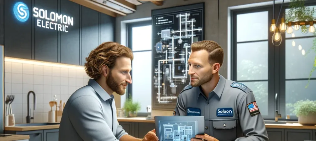 Solomon Electric technicians