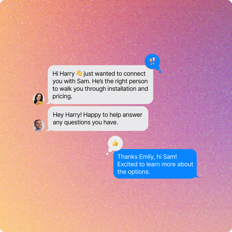 Conversations that feel alive.