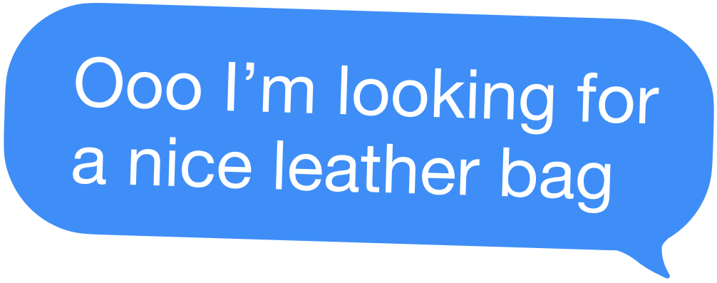 Ooo I’m looking for a nice leather bag