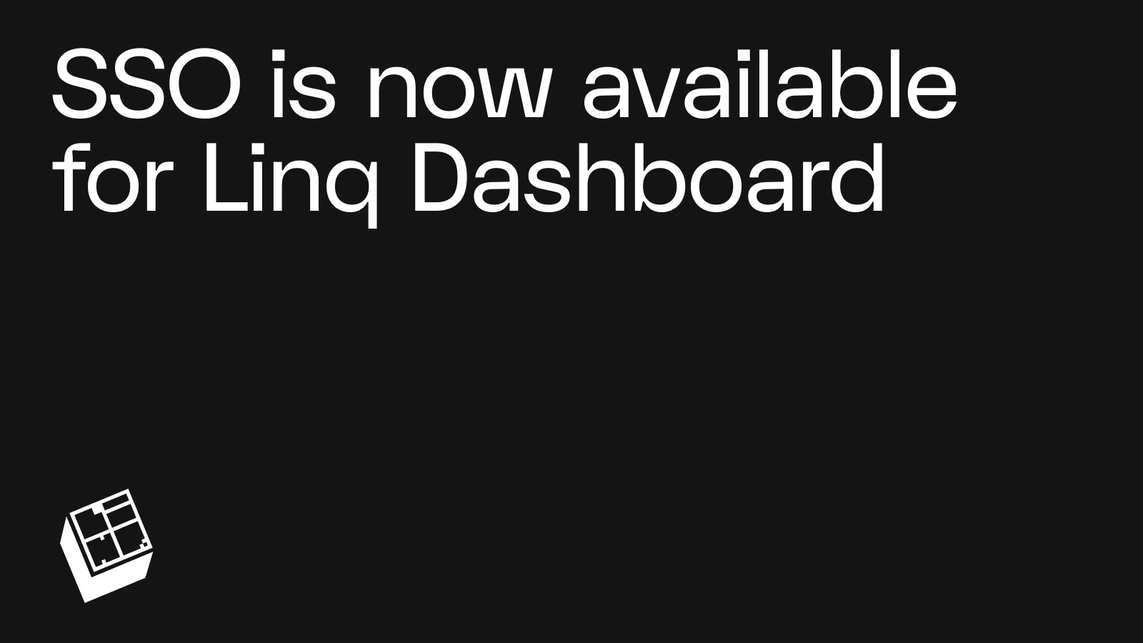 Now available: Dashboard Single Sign-On