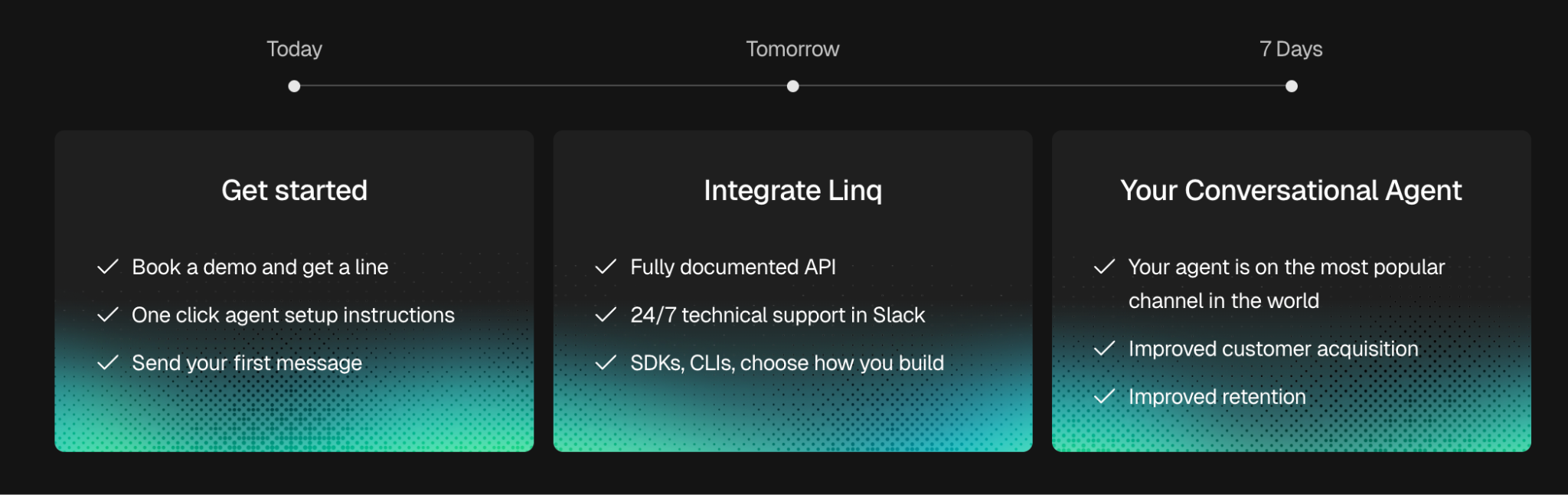 Connect your AI agents to users with Linq