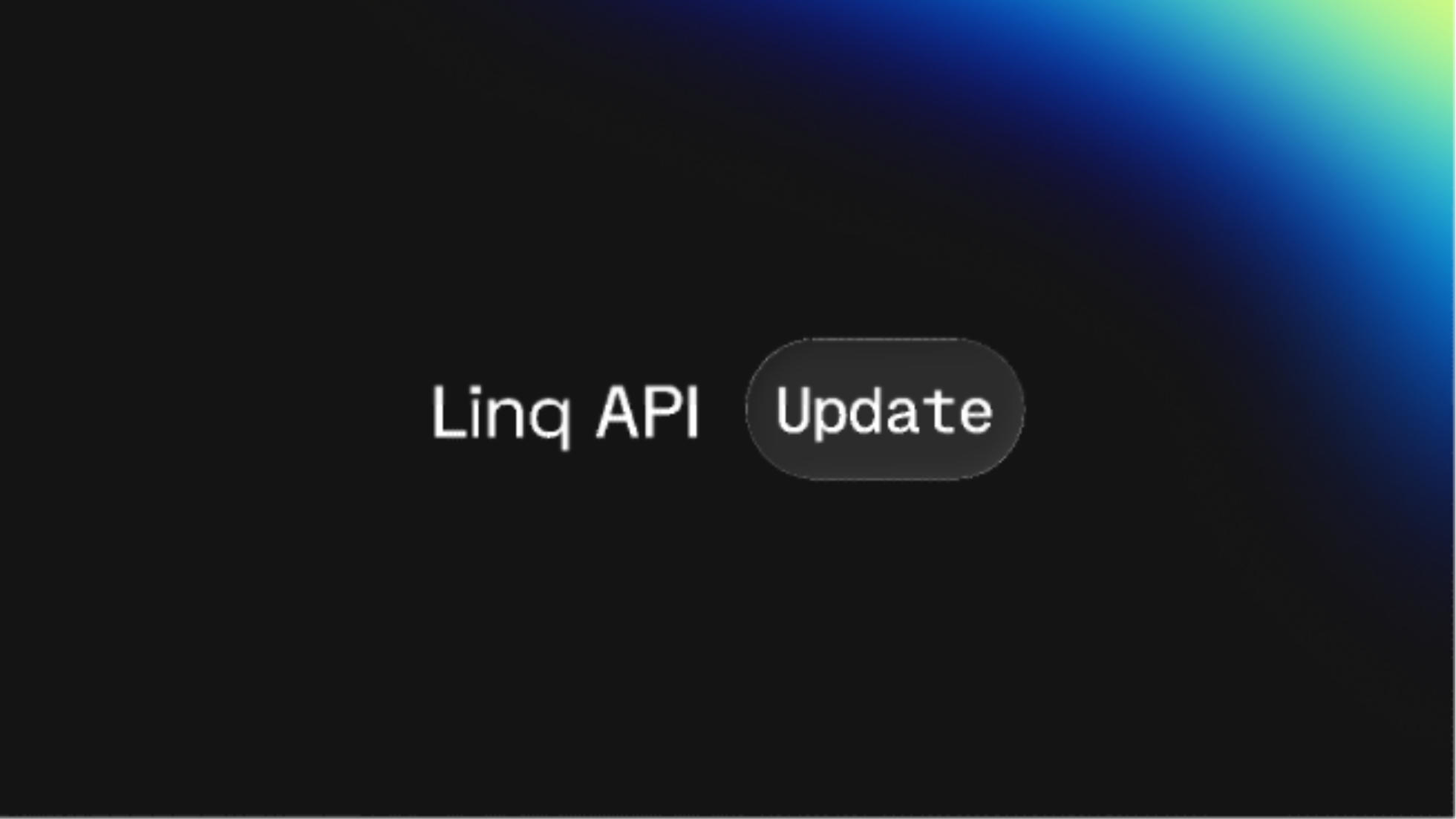 New in the Linq API: @mentions, custom backgrounds, and more