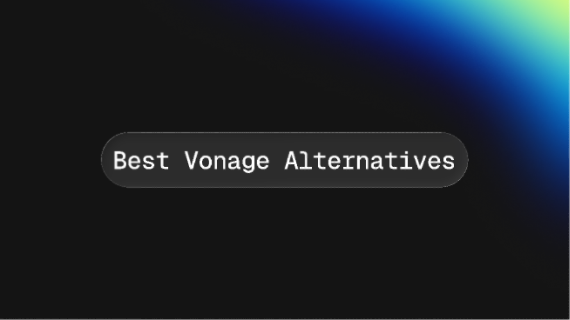 The Best Vonage Alternatives for AI Agents