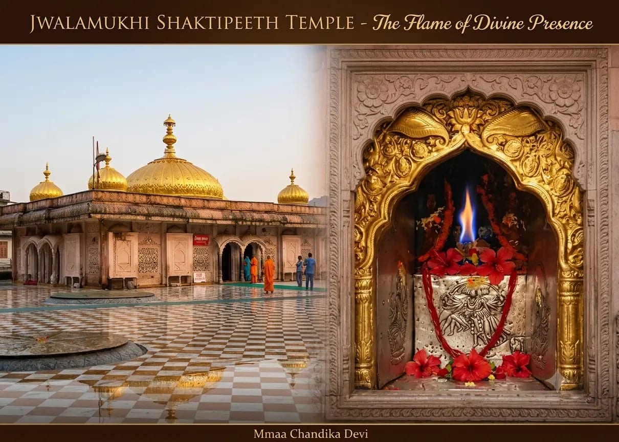 Jwalamukhi Shakti Peeth, Himachal Pradesh – History, Darshan Timings & Travel Guide 1 Jwalamukhi-Shaktipeeth