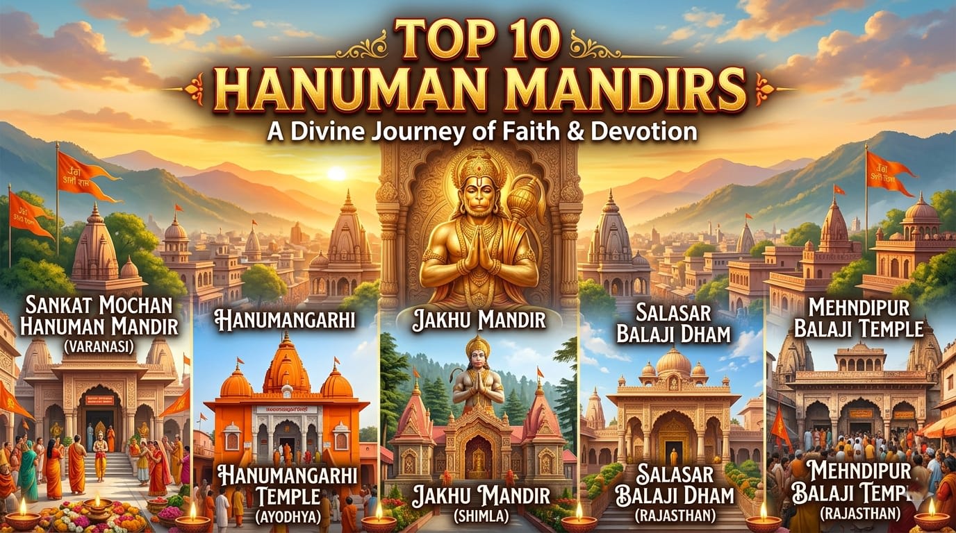 Top 10 Hanuman Temples in India You Must Visit 2 top 10 hanuman mandir in india