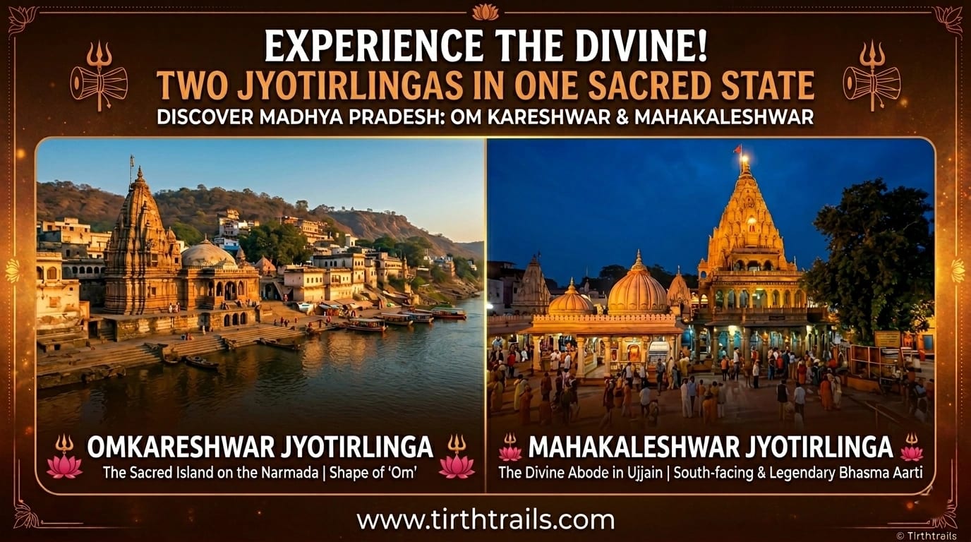 Experience the Divine: A Journey to the Twin Jyotirlingas of Madhya Pradesh 2 mahakalji omkarji