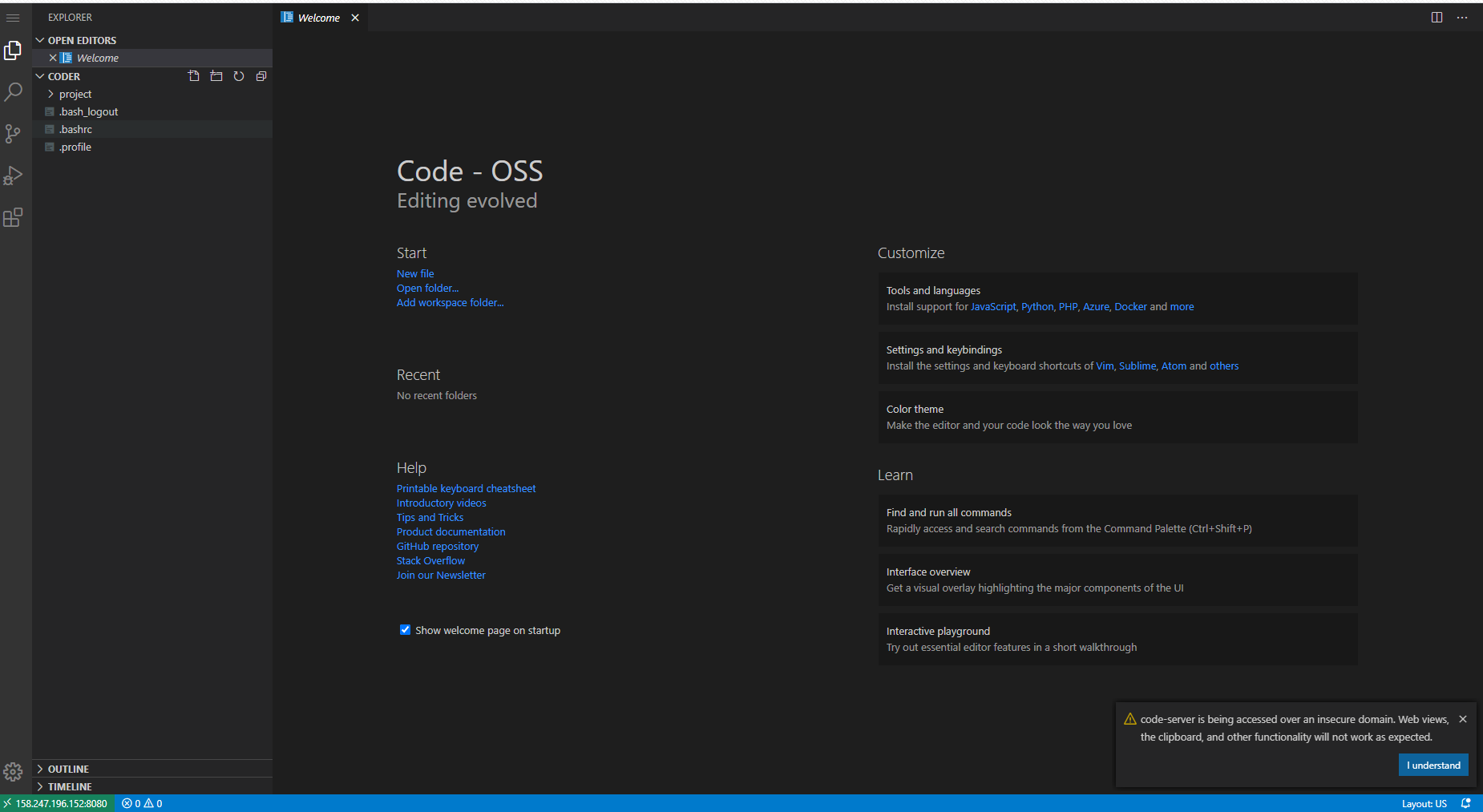 VSCODE网页版