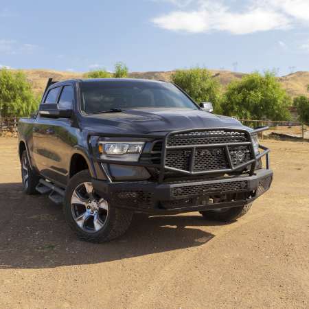 Midnight Front Bumper with Grille Guard, Fits Select GMC Sierra