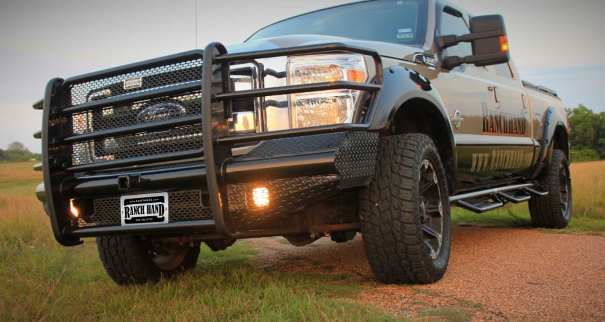 Finished Ranch Hand Steel Bumper