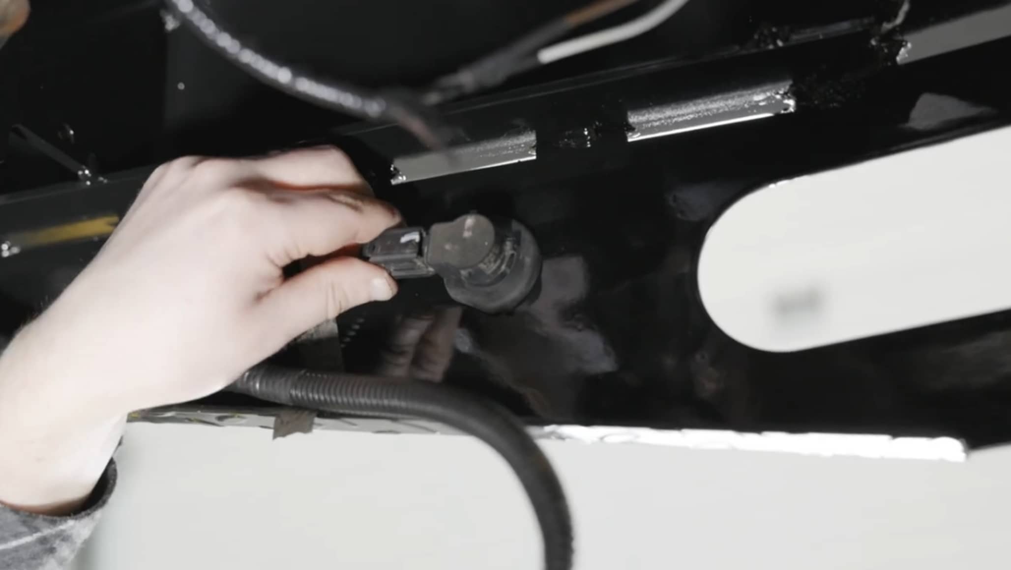 Sensor relocation install bumper