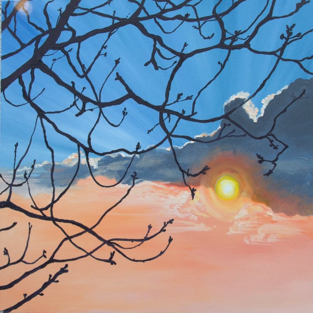 Volcanic sunset
