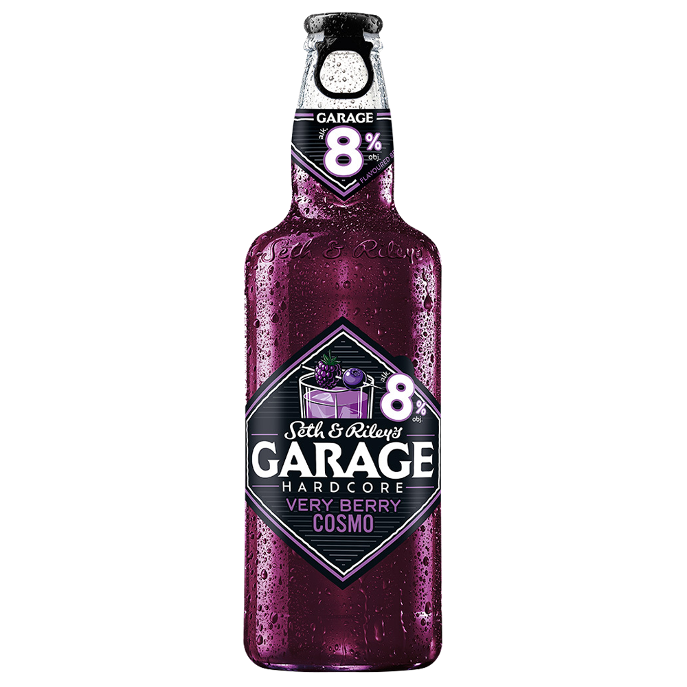 ウイスキー cosmobbs00 Garage Hardcore Very Berry Cosmo 8% piwo butelka 400ml • Nawet w