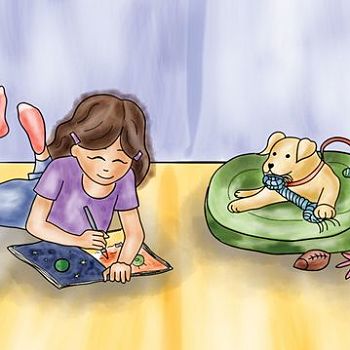 Illustration 19 from JJ Goes to Puppy Class - Digital Illustration
