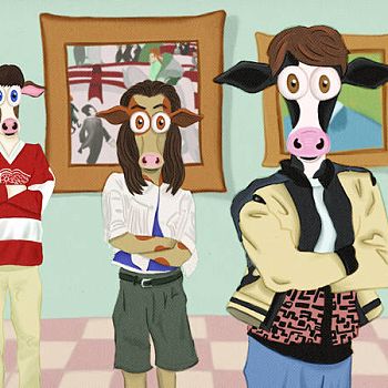 Ferris MOOler's Day Off - Digital Painting