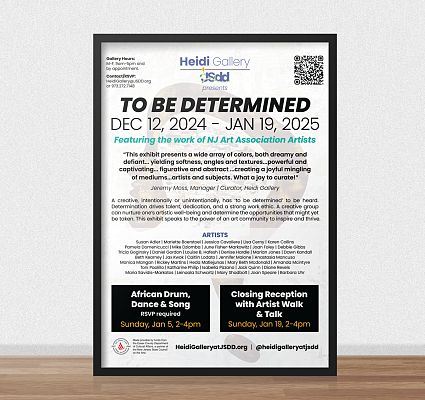 Heidi Gallery Exhibit Poster Design