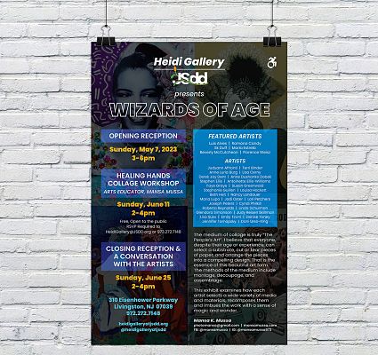 Heidi Gallery Exhibit Poster Design