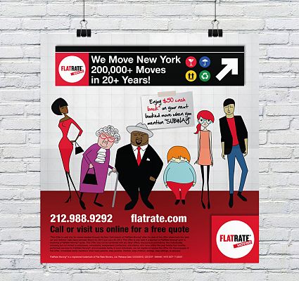 We Move New York Subway Poster