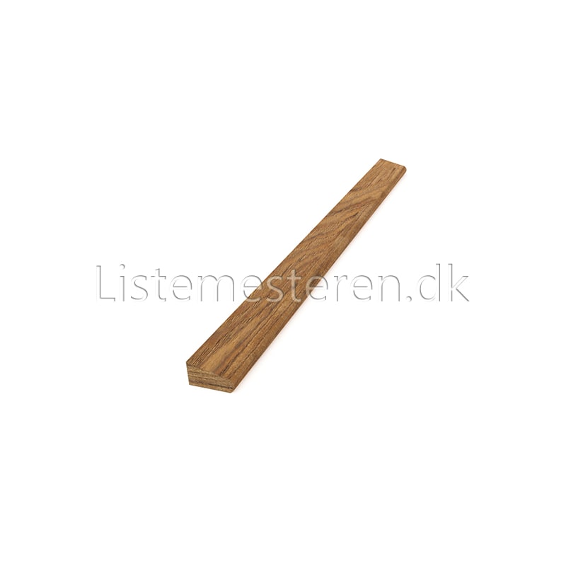 Glaslister teak 8 x 16 mm